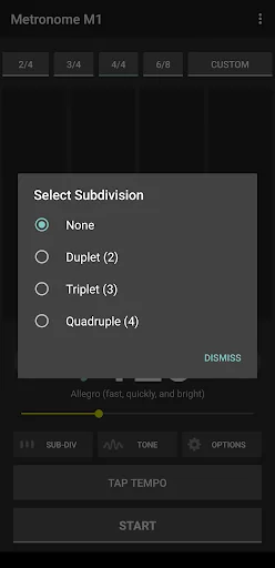 Metronome M1 screenshot 2