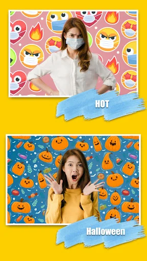 Emoji background changer