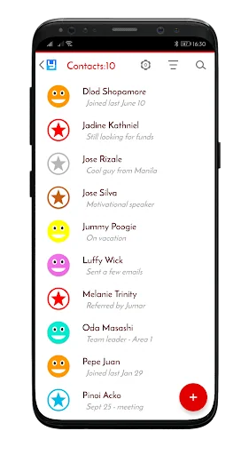 Yes Contacts: Prospects List a
