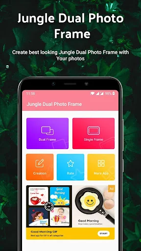 Jungle Dual Photo Frames