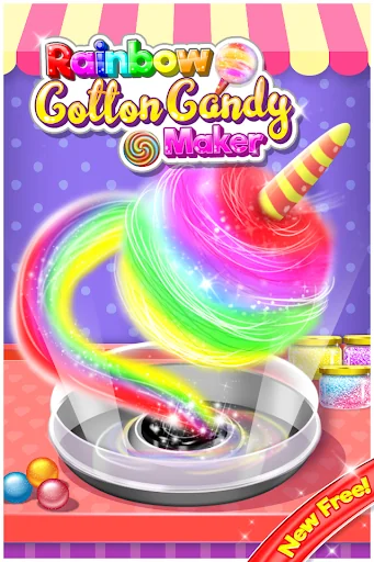 Rainbow Cotton Candy Maker