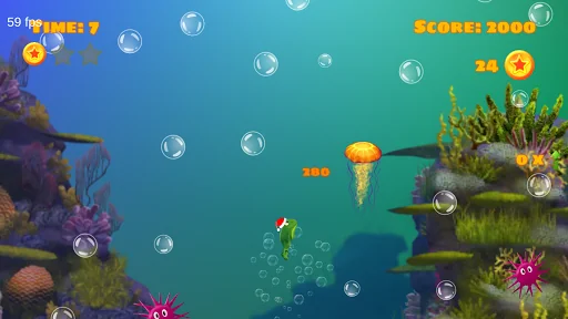Frog in the Sea