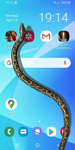 Snake on Screen Hissing Joke screenshot 1