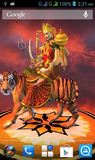 3D Durga Live Wallpaper screenshot 2