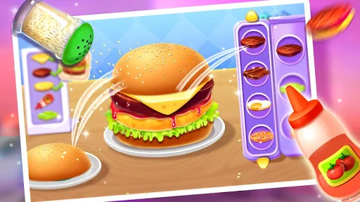 Yummy Hamburger Cooking Game