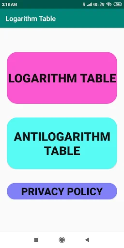 LOGARITHM TABLE PRO