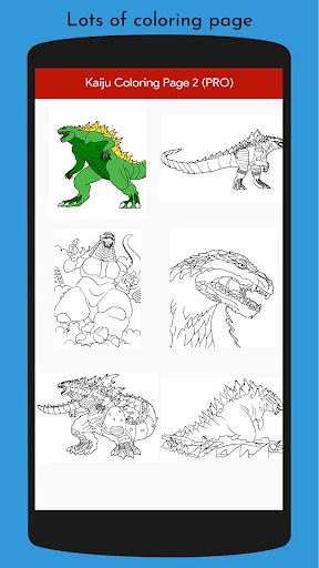 Monster Kaiju Coloring Book