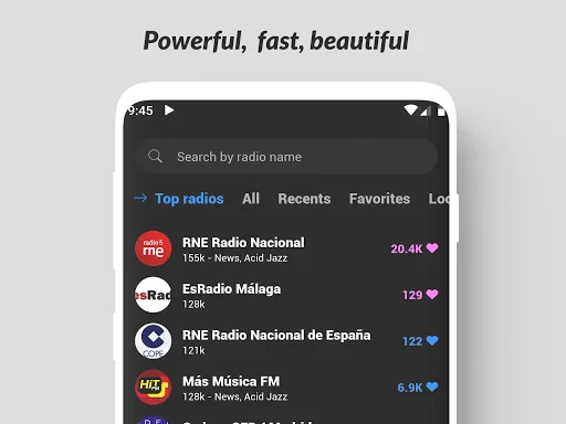 Live Spanish FM Radios screenshot 1
