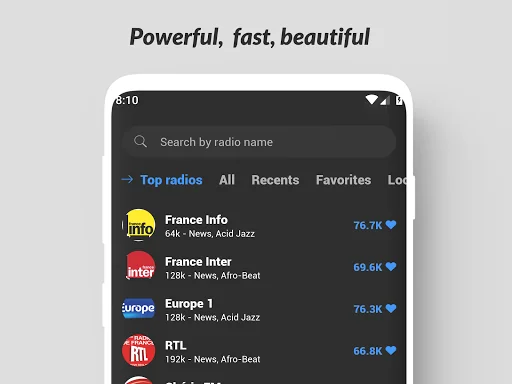 French radios live