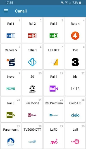 Oggi in TV - Guida TV