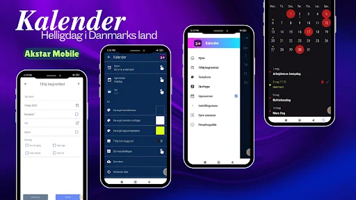Dansk Kalender med Uger