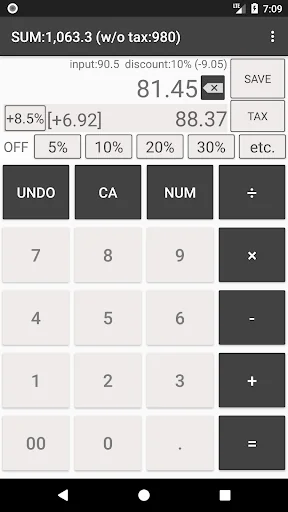 Discount Sales Tax Calculator screenshot 1