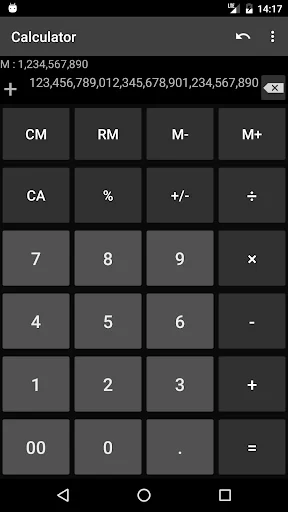 Calculator with many digit screenshot 4