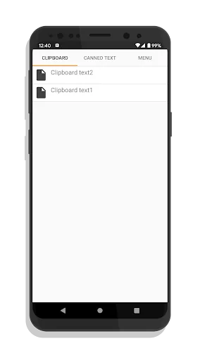 Clipboard / Canned text List screenshot 2