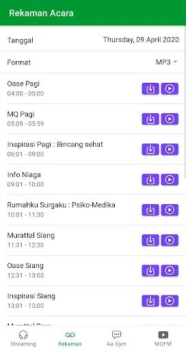 MQFM (Manajemen Qalbu FM) screenshot 2