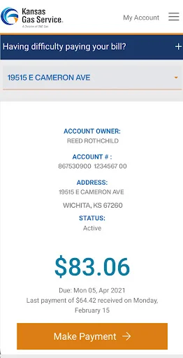 Kansas Gas Service screenshot 1