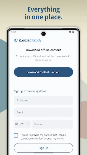Kardecpedia screenshot 2