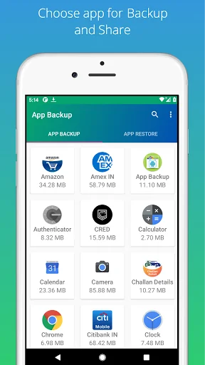 App Backup and Restore screenshot 1