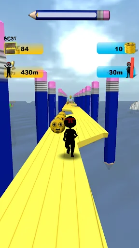 Stickman Run: 1 2 3 Go Running screenshot 2
