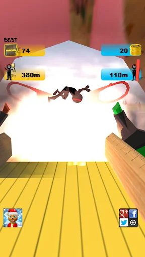 Stickman Run: 1 2 3 Go Running screenshot 3