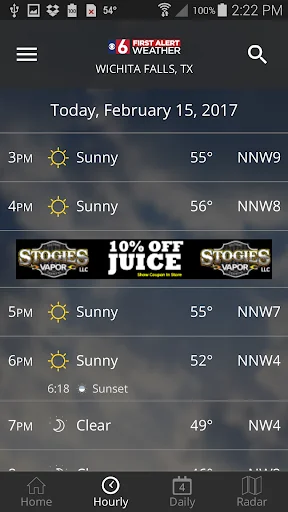 First Alert 6 Weather screenshot 2