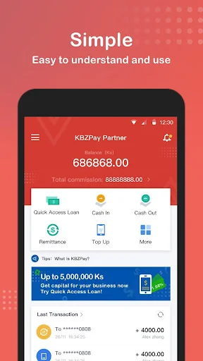 KBZPay Partner screenshot 1