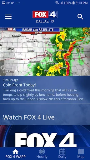 FOX 4: DFW WAPP - Weather screenshot 1