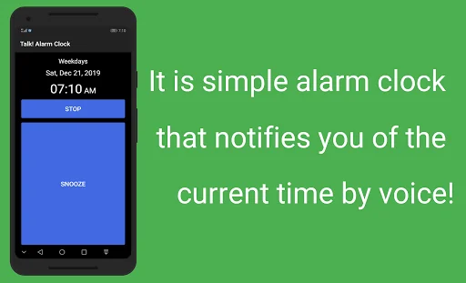 Talk! Alarm Clock