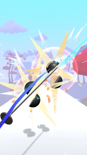 Samurai Slash - Run & Slice screenshot 1