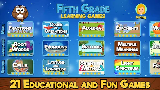 Fifth Grade Learning Games