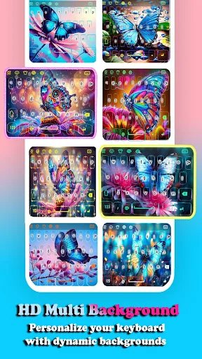 Blue Butterfly Themes & Emoji