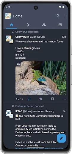 Tusky for Mastodon screenshot 2