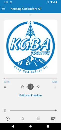 KGBA 100.1 FM Christian Radio
