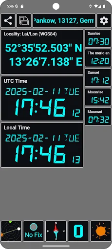 GPS status screenshot 2