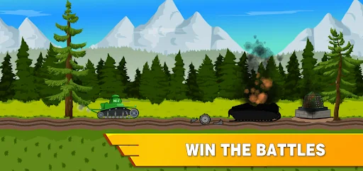 Tank Battle War 2d: vs Boss