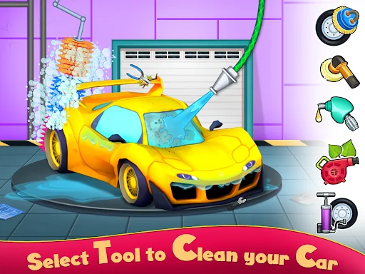 Baby Car Wash Garage Games screenshot 1