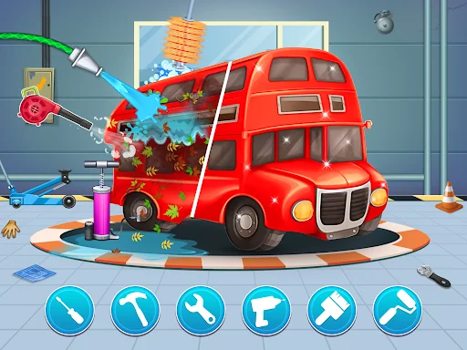 Baby Car Wash Garage Games screenshot 3