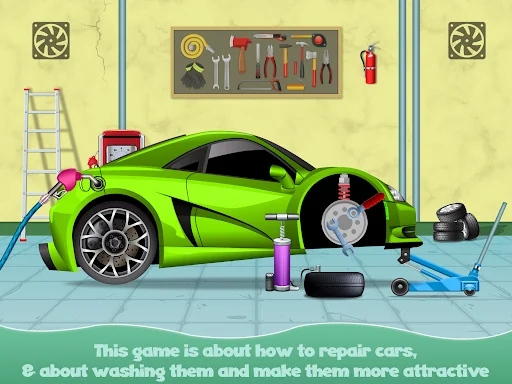 Baby Car Wash Garage Games screenshot 4