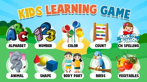Kids Learning Game Train Brain