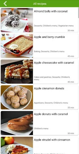 Kids recipes screenshot 3