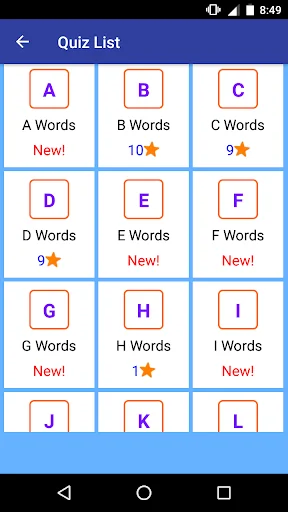 Start With - Spelling Quiz