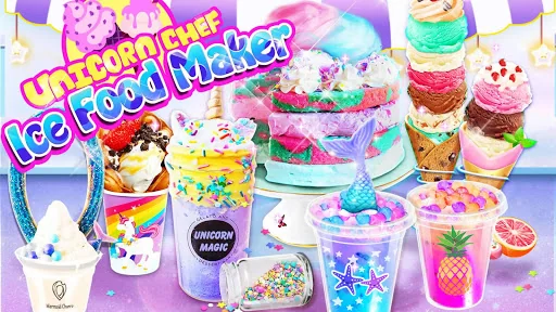 Unicorn Chef Ice Cooking Games