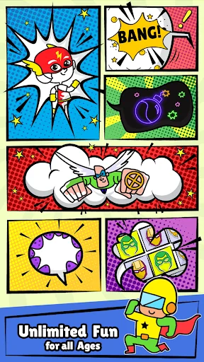 Superhero Coloring Book Games screenshot 2