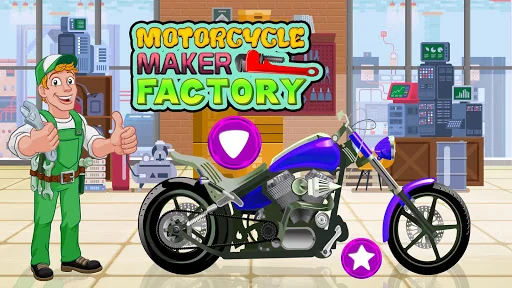 Motorcycle Maker Factory Games