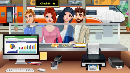 Subway Train Manager Cashier