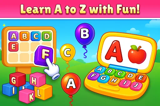 Alphabet Laptop - Educational screenshot 1