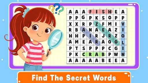 Kids Word Search Puzzle Games