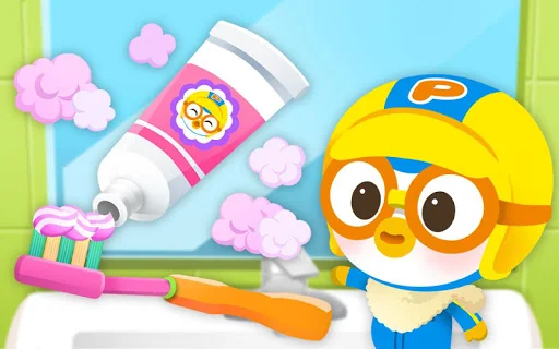 Pororo Brush Teeth - Kid Habit screenshot 1
