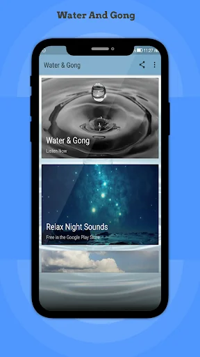 Water and Gong Sounds