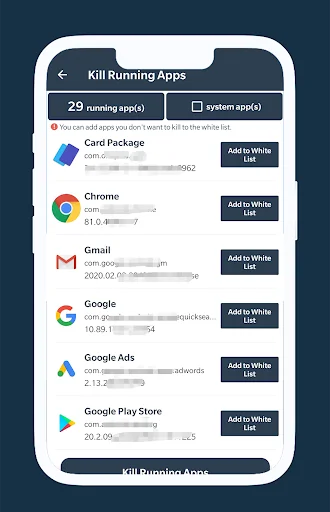 App Task Killer - Kill apps screenshot 2